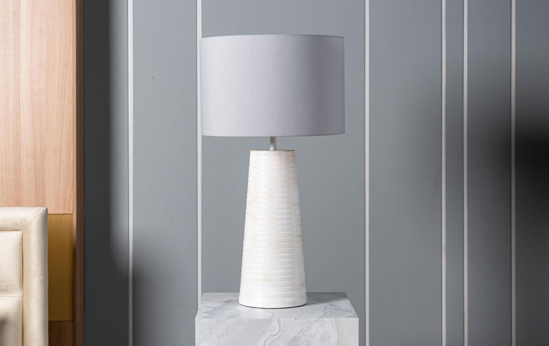 Lámpara de escritorio Blanca