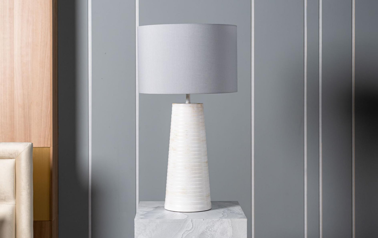 Lámpara de escritorio Blanca