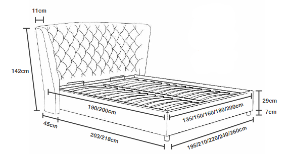 Headboard Chelsea (Clearance)