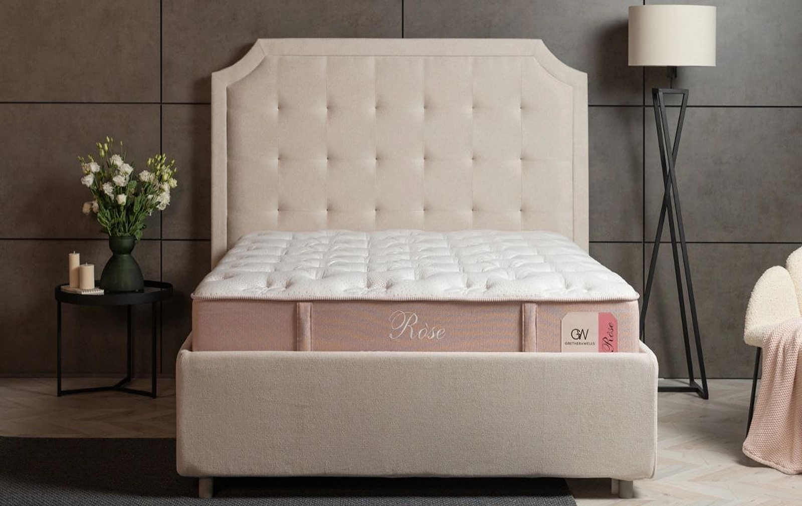 Grether & Wells Gris/Ròse – Modern Luxury with Refined Comfort