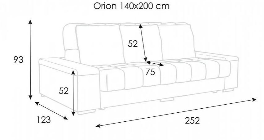 Sofá cama Orion Nova