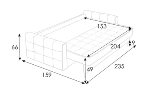 Amani stitch Sofa Bed