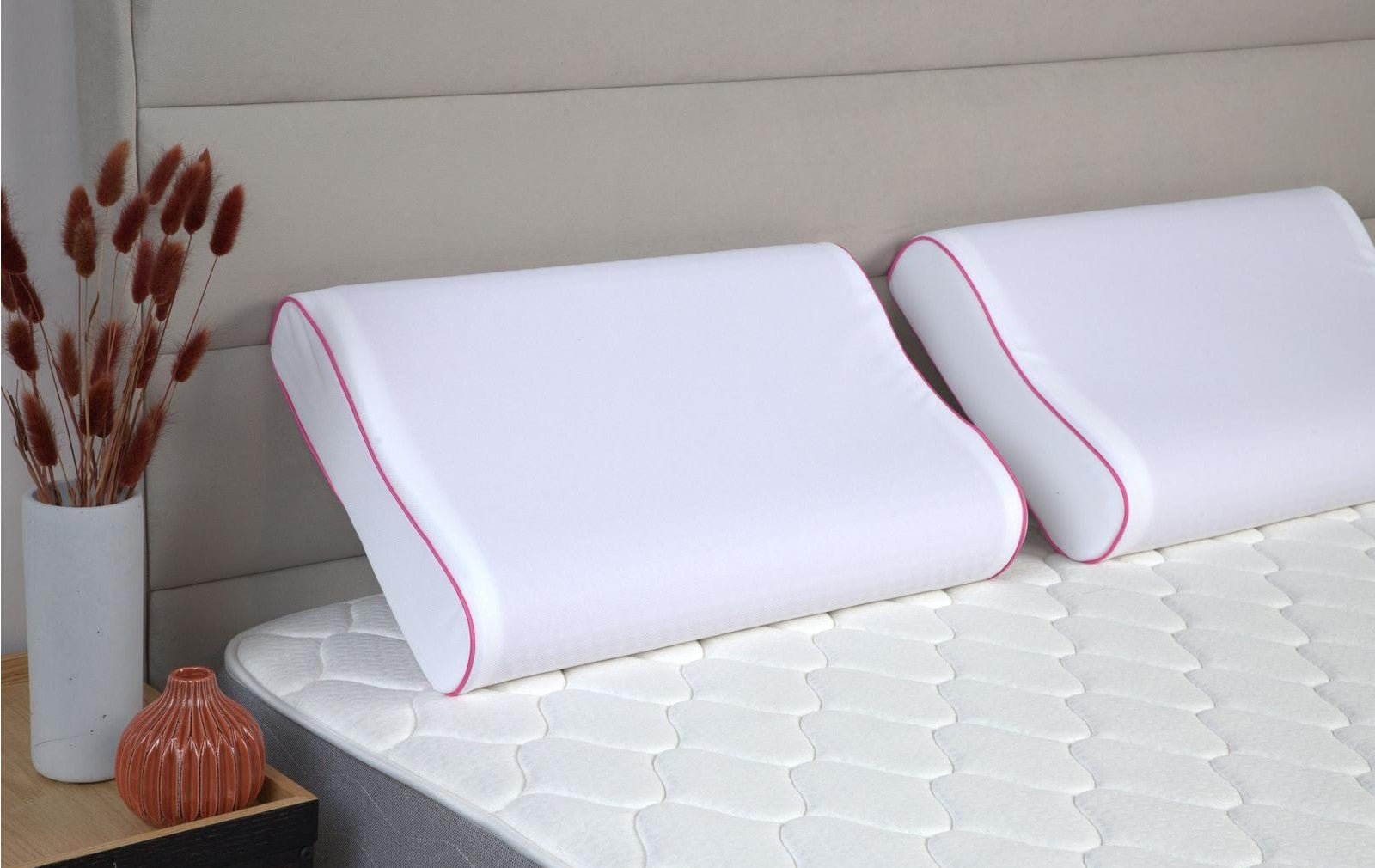 Almohada Ecogel Contour Pink