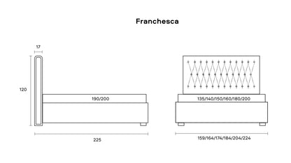 Cama Francesca