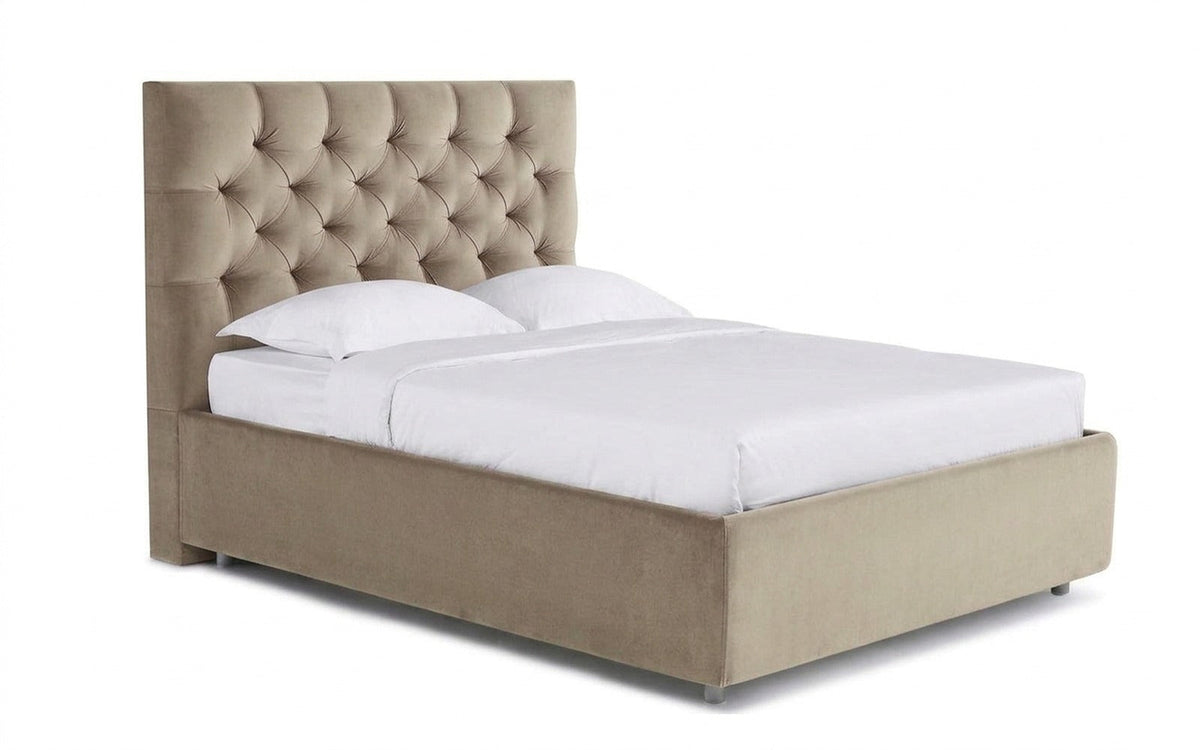 BED EXP ARINA 90x190 Sky Velvet 03 Slatted base