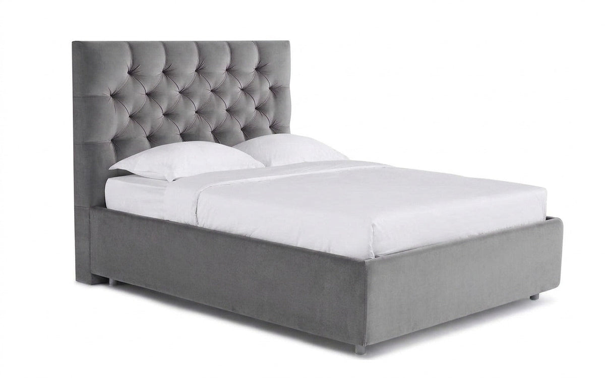 BED EXP ARINA 90x190 Sky Velvet 08 Slatted base
