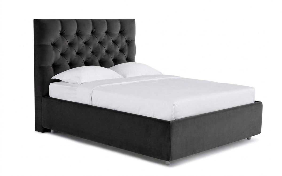 BED EXP ARINA 90x190 Sky Velvet 38 Slatted base