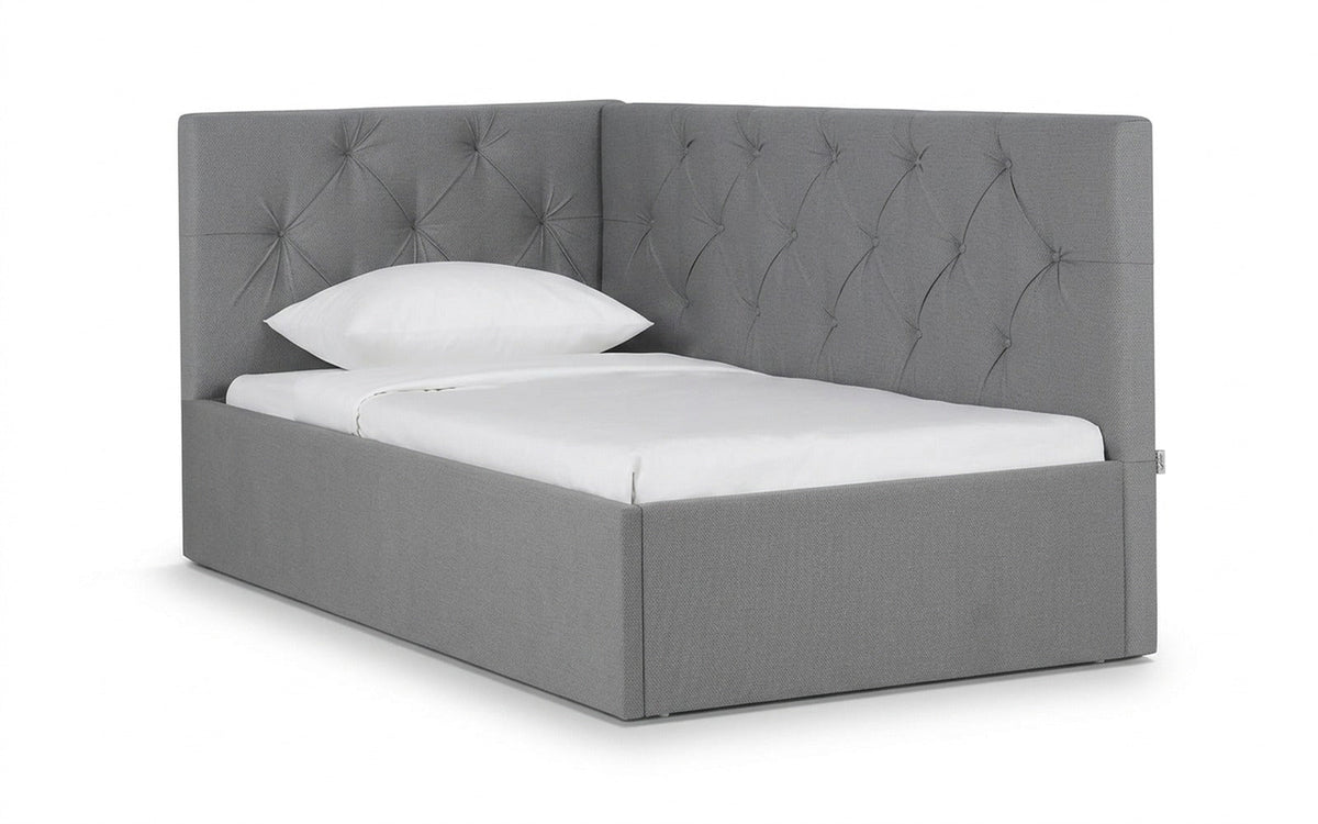 BED EXP CAMILLA PRO 80x160 Sky Velvet 08 Slatted base