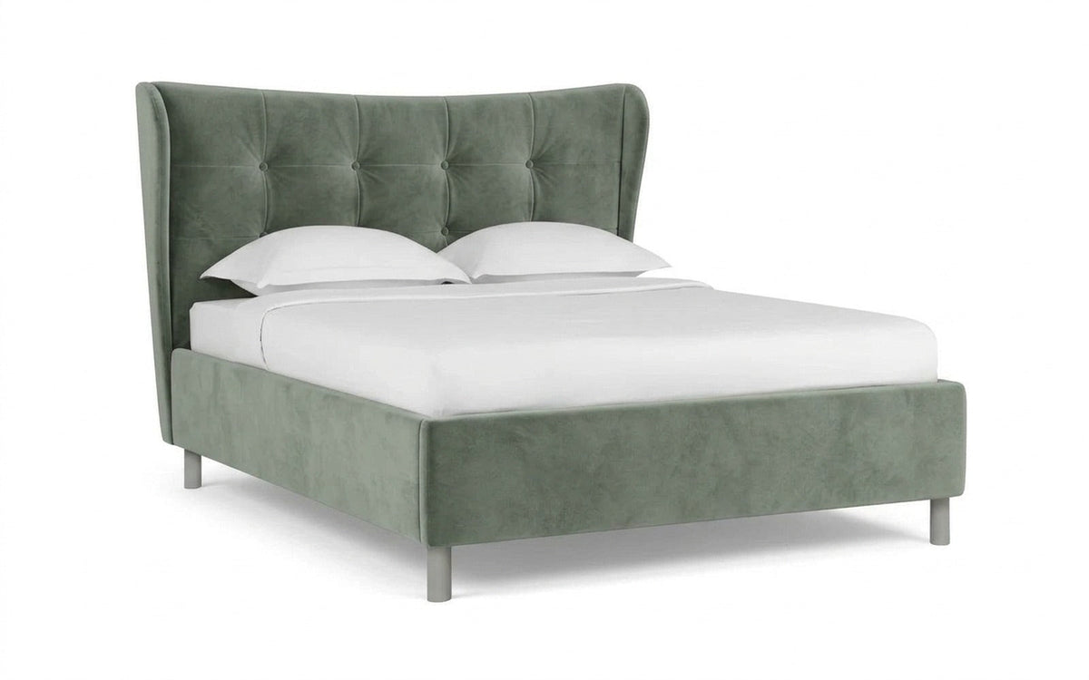 BED EXP CARLA NOVA 90x190 Casanova Celadon Slatted base