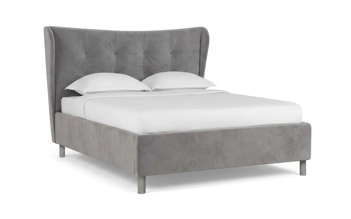 BED EXP CARLA NOVA 90x190 Casanova Grey Slatted base