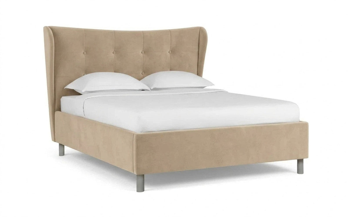 BED EXP CARLA NOVA 90x190 Casanova Milk Slatted base