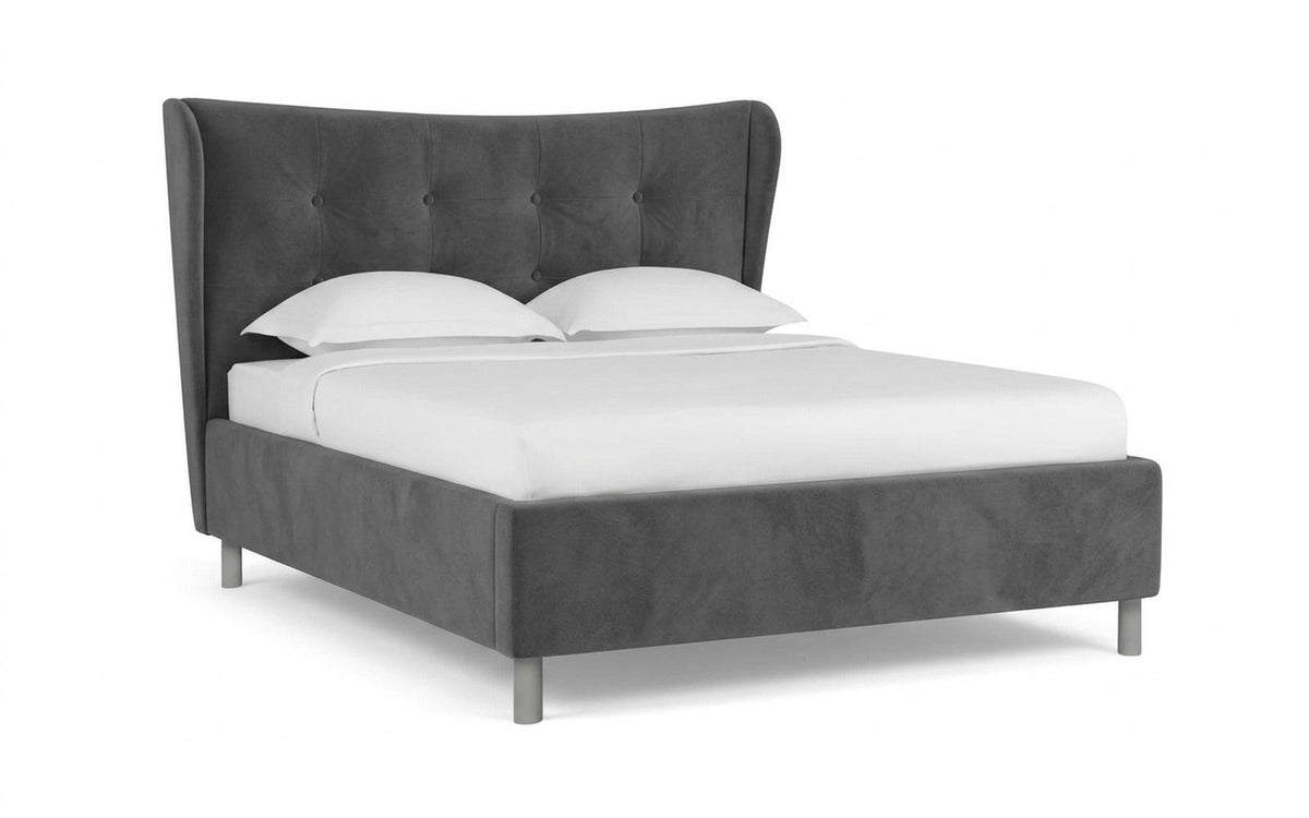 BED EXP CARLA NOVA 90x190 Shammy Frosty Slatted base