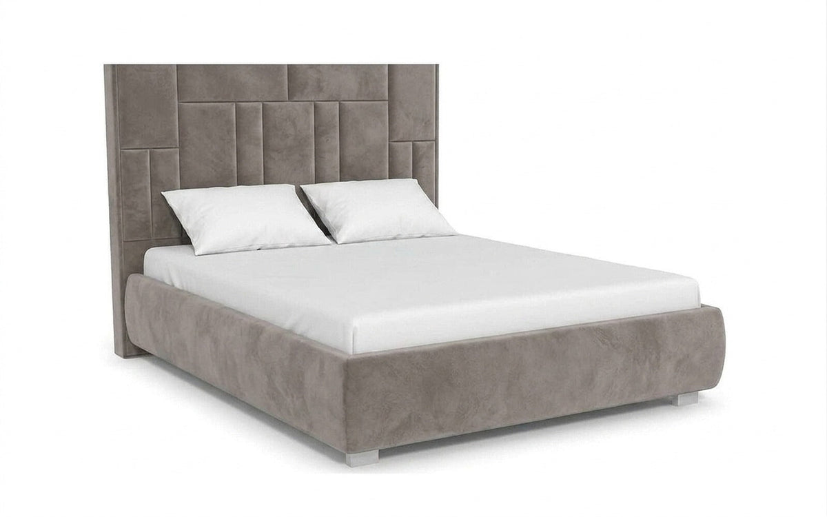 BED EXP CATARINA 135x190 Casanova Grey Slatted base