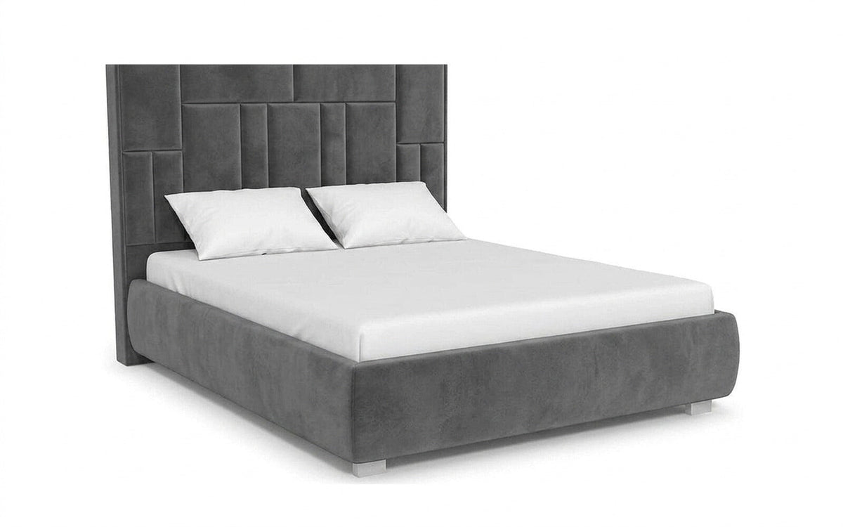 BED EXP CATARINA 135x190 Sky Velvet 08 Slatted base