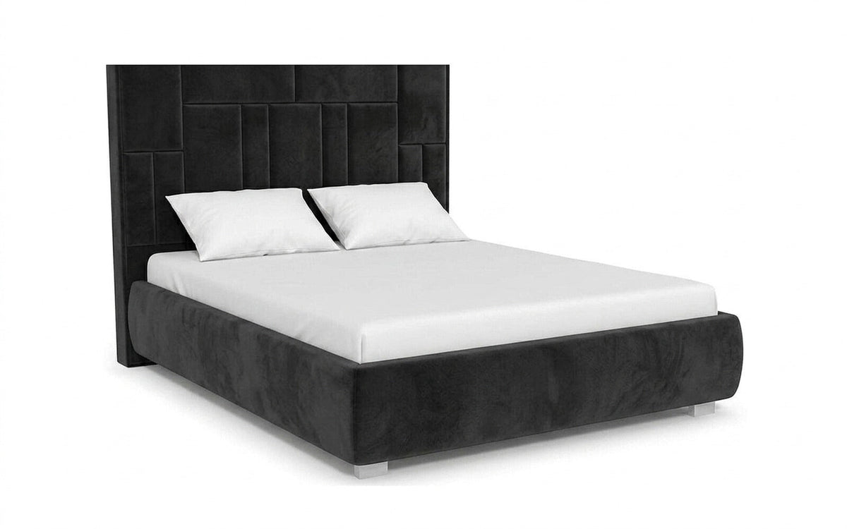 BED EXP CATARINA 135x190 Sky Velvet 38 Slatted base