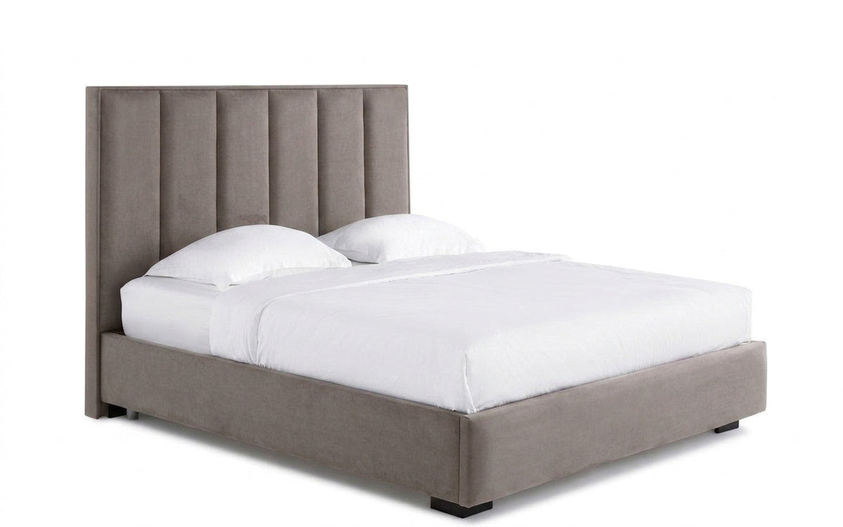 BED EXP CHARLOTTE 90x190 Casanova Grey Slatted base