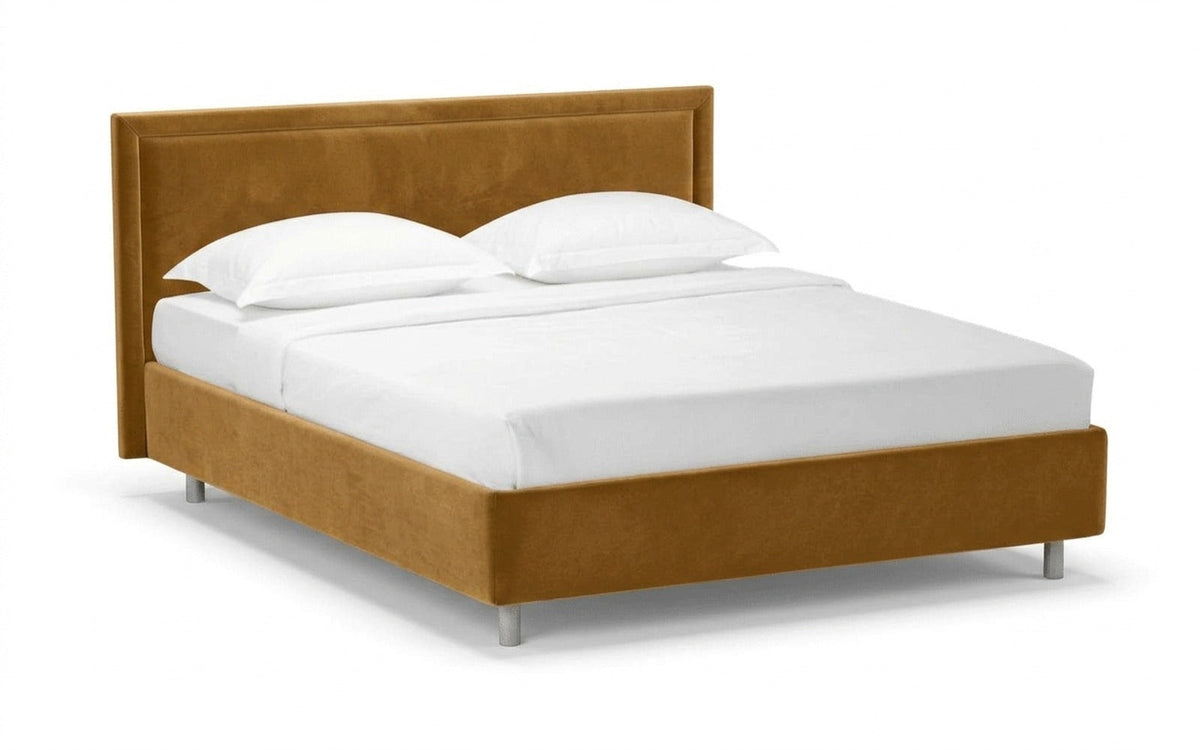 BED EXP DOMENICO NOVA 90x190 Casanova Beige Slatted base