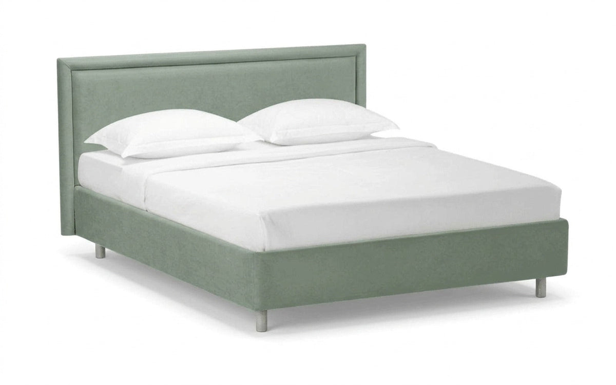 BED EXP DOMENICO NOVA 90x190 Casanova Celadon Slatted base