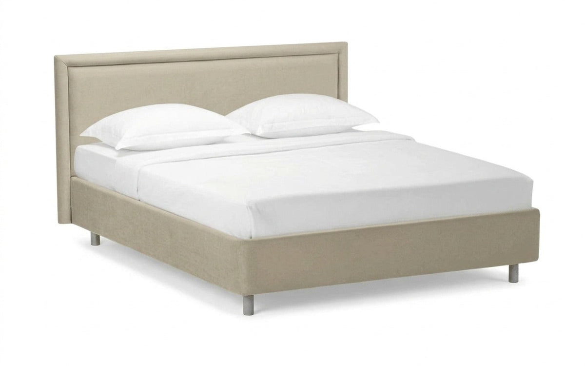 BED EXP DOMENICO NOVA 90x190 Sky Velvet 03 Slatted base