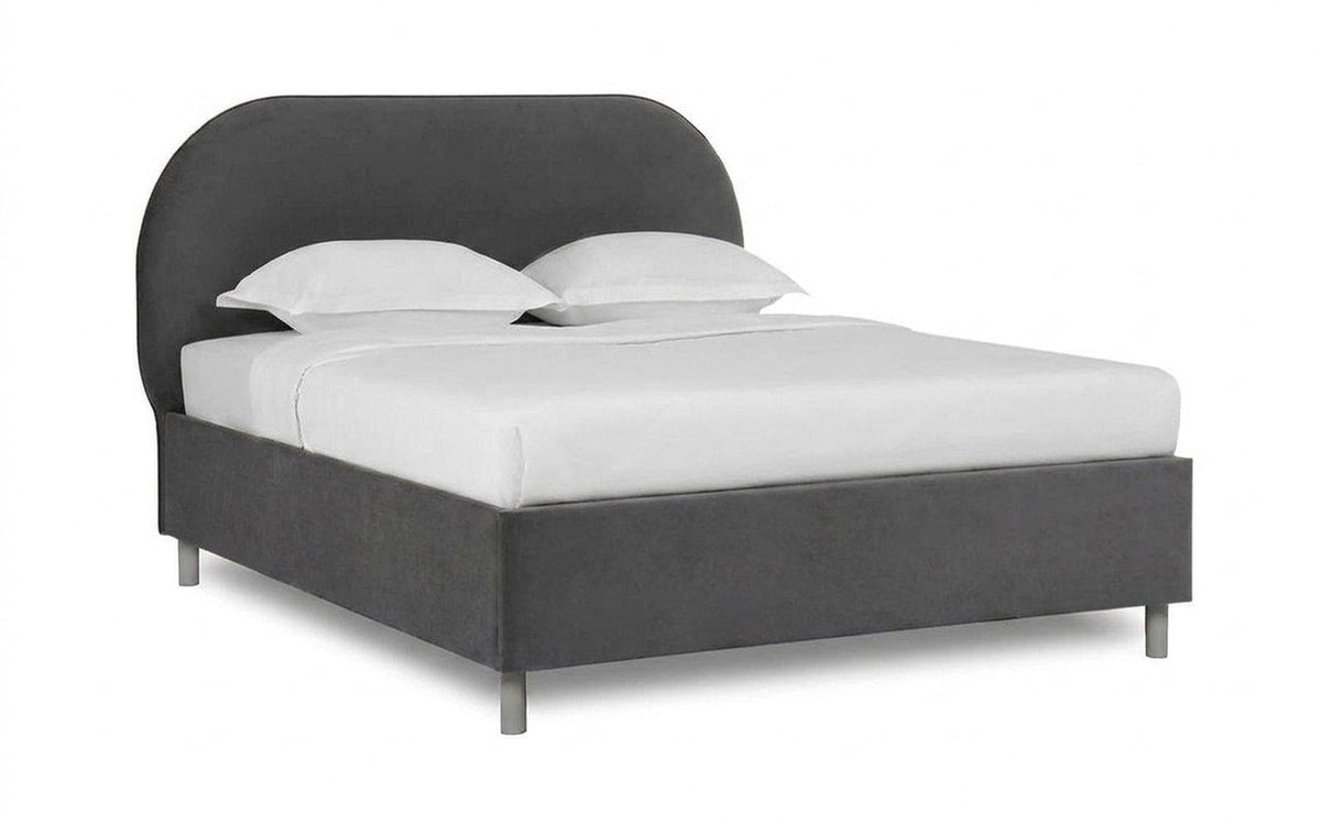 BED EXP DORA NOVA 90x190 Sky Velvet 16 Slatted base