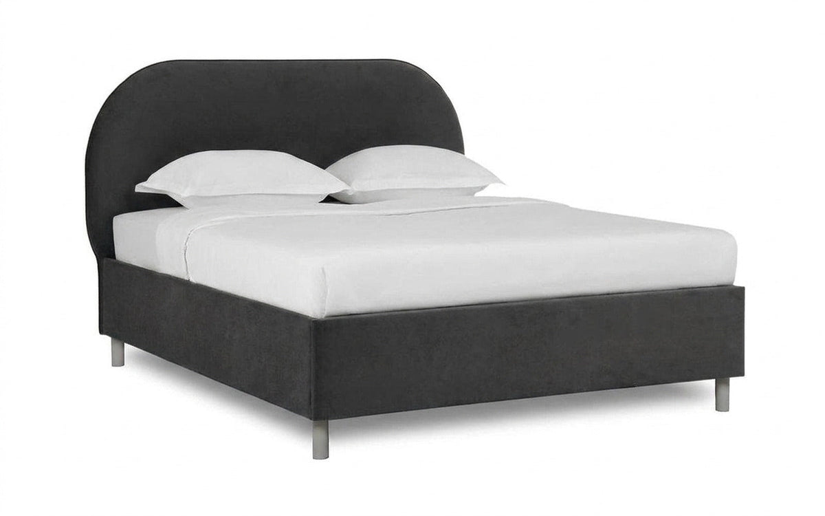 BED EXP DORA NOVA 90x190 Sky Velvet 38 Slatted base