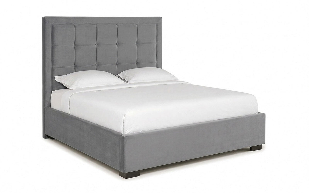 BED EXP DUGLAS 140x200 Sky Velvet 08 Slatted base