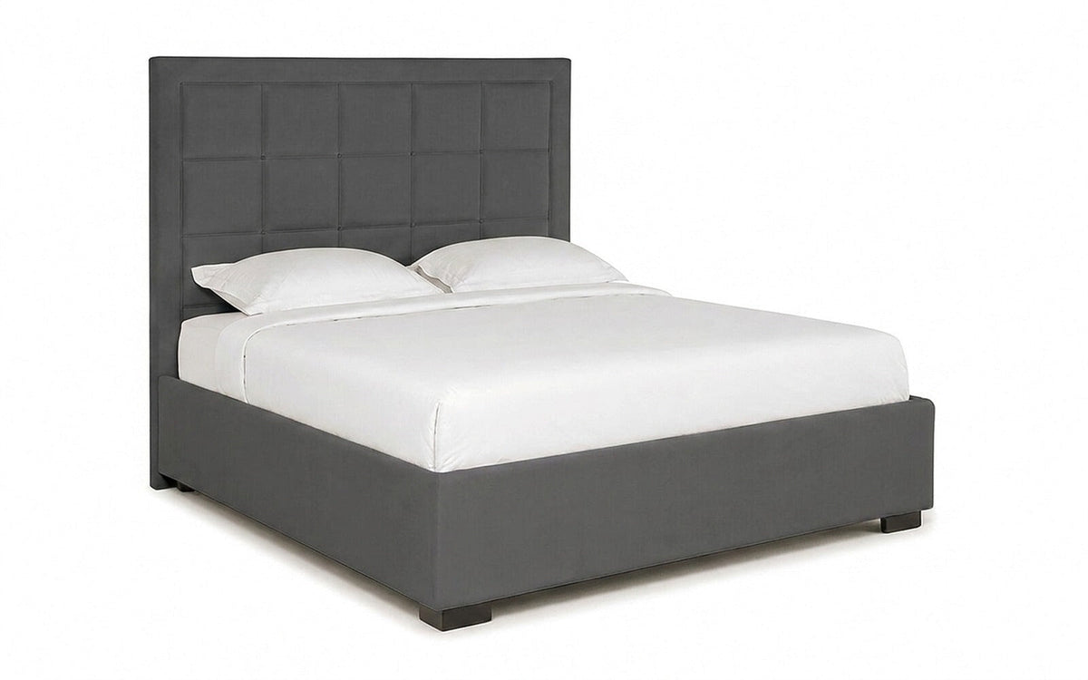 BED EXP DUGLAS 140x200 Sky Velvet 16 Slatted base