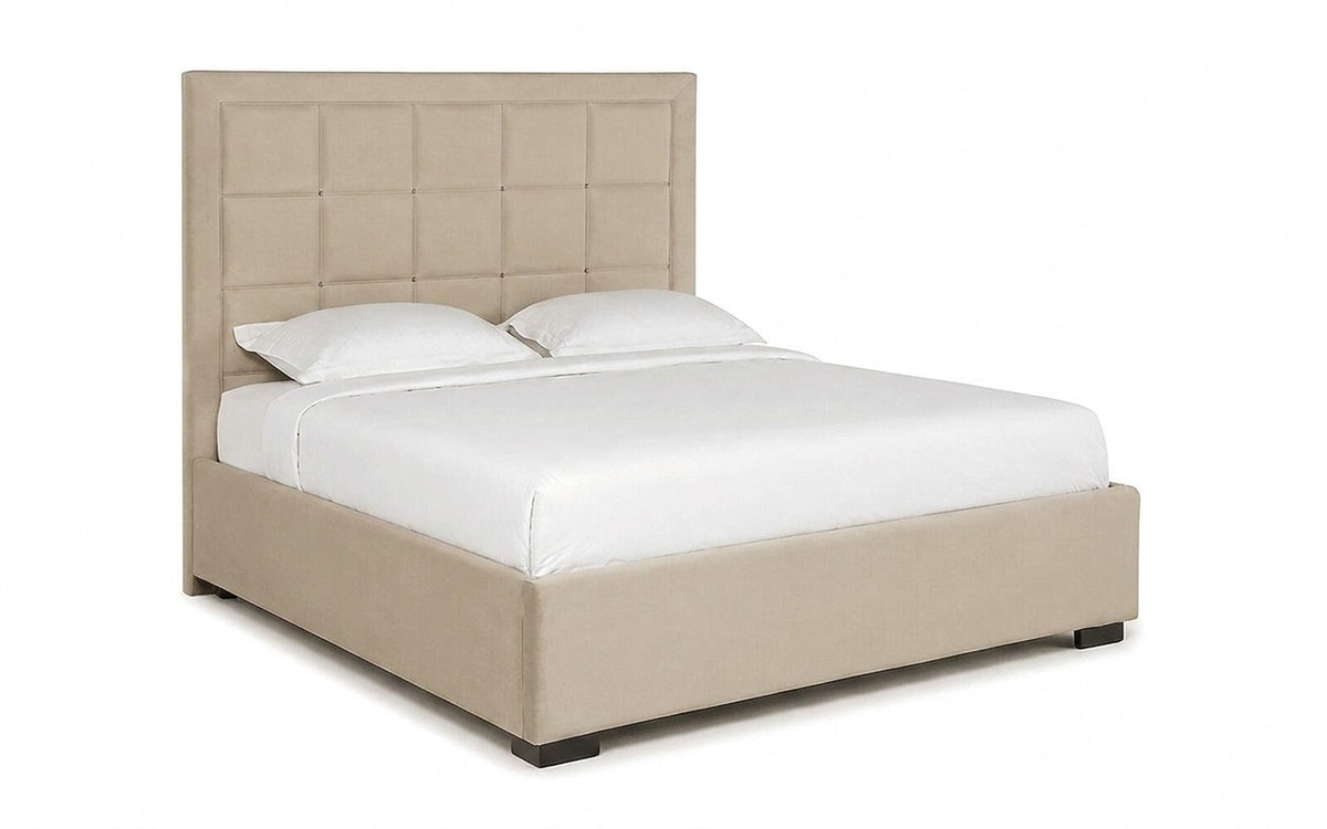 BED EXP DUGLAS 140x200 Sky Velvet 21 Slatted base