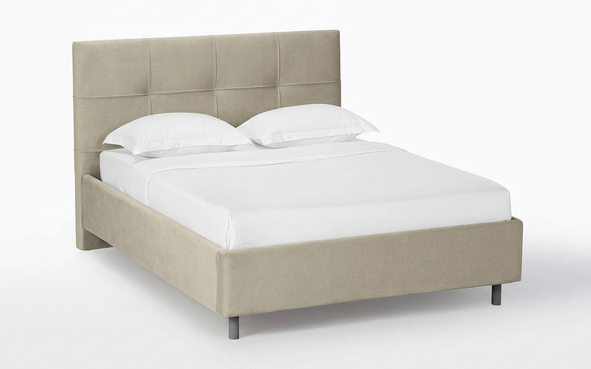 BED EXP ELISA NOVA 90x190 Sky Velvet 03 Slatted base