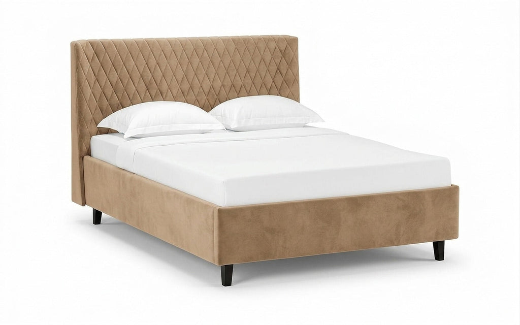 BED EXP ELLA NOVA 90x190 Casanova Beige Slatted base