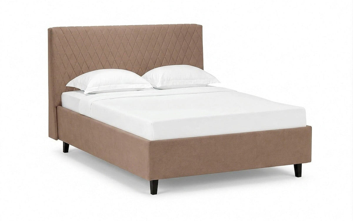 BED EXP ELLA NOVA 90x190 Casanova Stone Slatted base