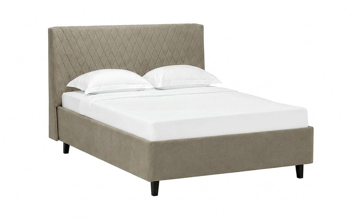 BED EXP ELLA NOVA 90x190 Sky Velvet 21 Slatted base