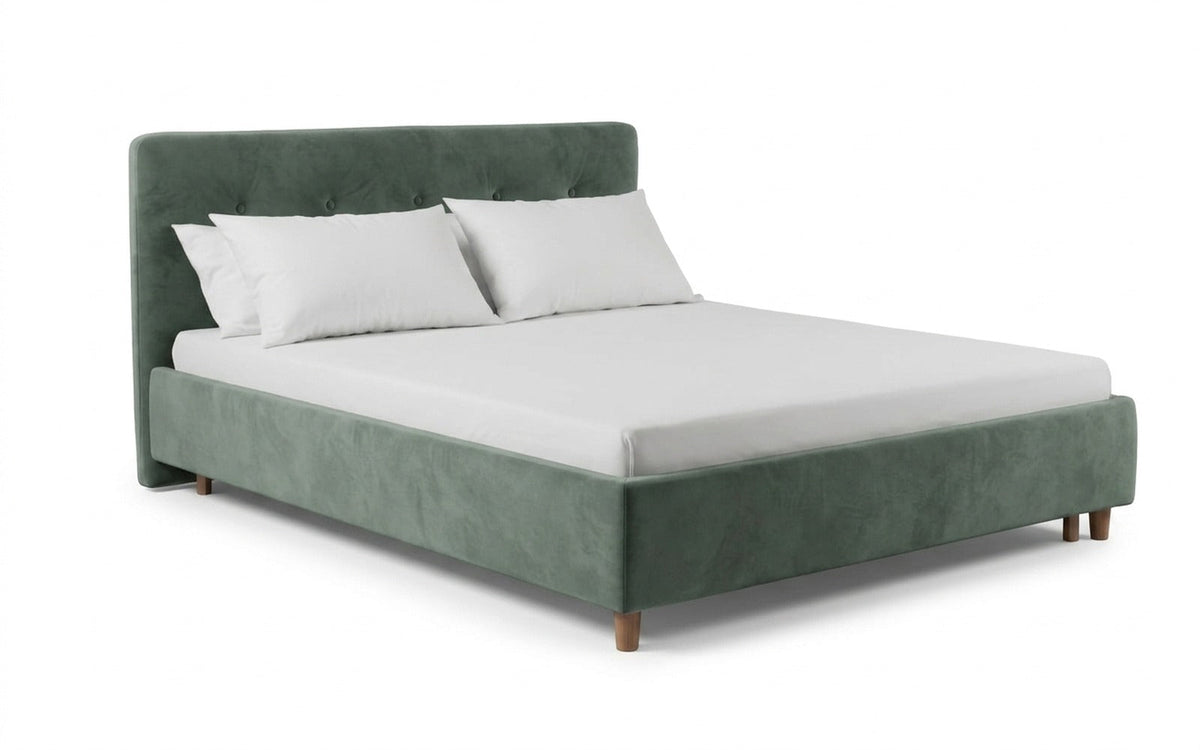 BED EXP FAVORIT 90x190 Casanova Celadon Slatted base