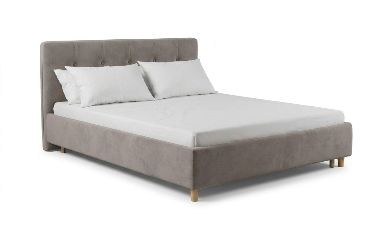 BED EXP FAVORIT 90x190 Casanova Grey Slatted base