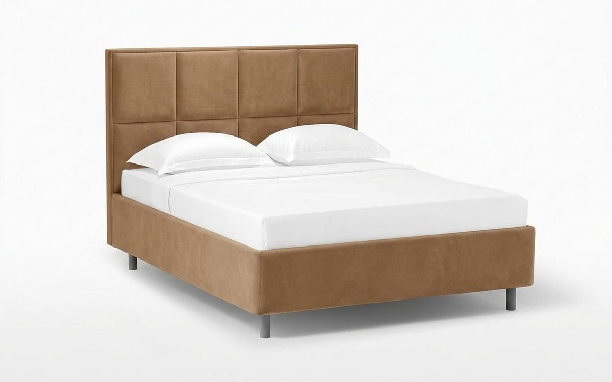 BED EXP LINEA NOVA 120x190 Casanova Beige Slatted base