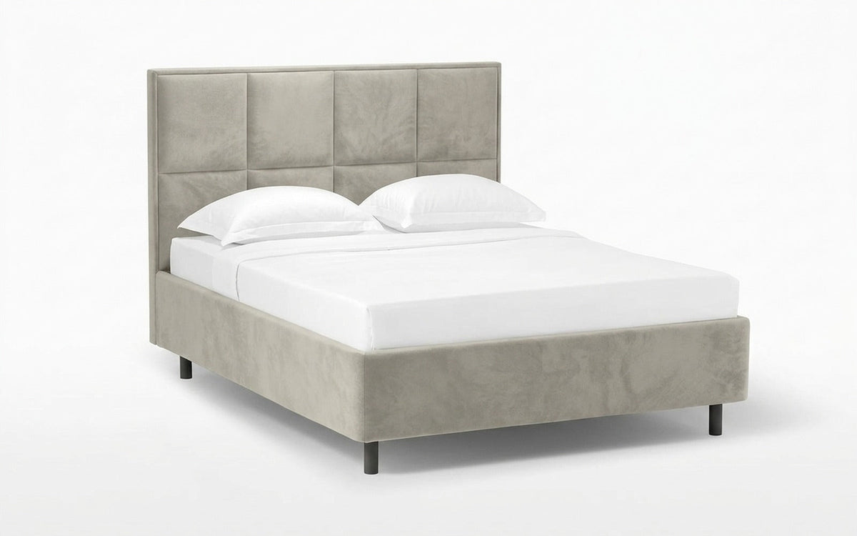 BED EXP LINEA NOVA 120x190 Sky Velvet 03 Slatted base