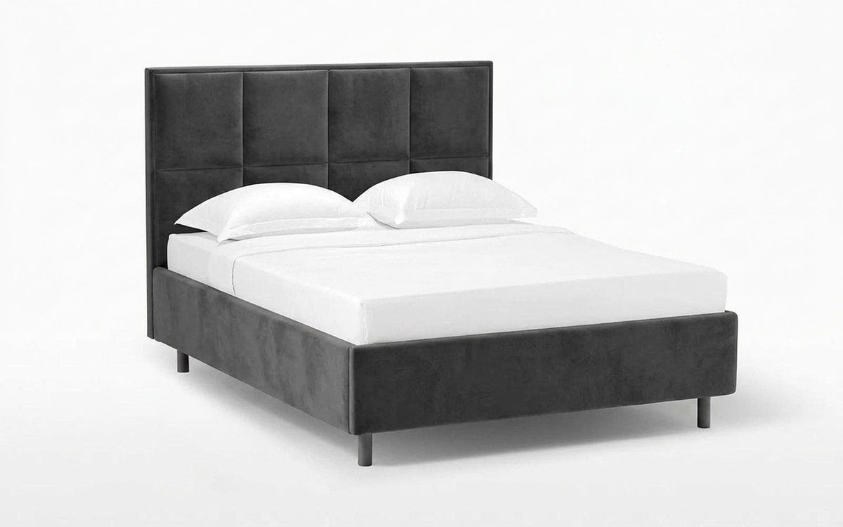 BED EXP LINEA NOVA 120x190 Sky Velvet 08 Slatted base
