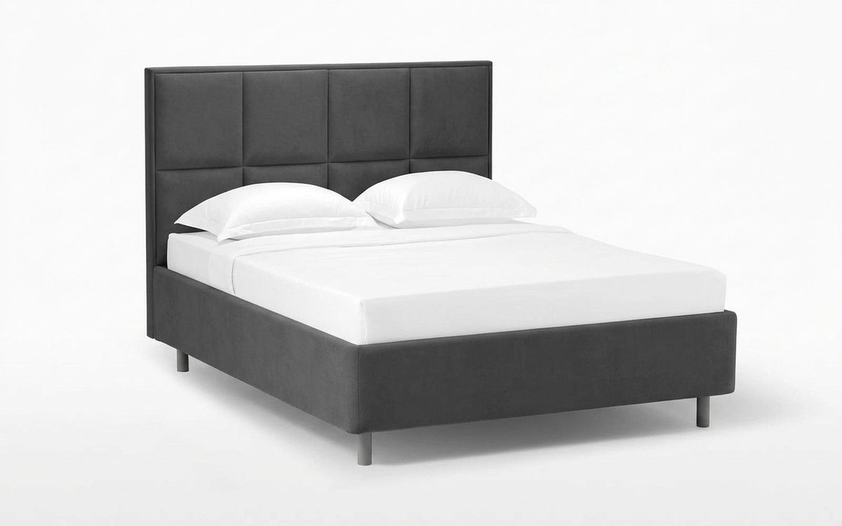 BED EXP LINEA NOVA 120x190 Sky Velvet 16 Slatted base