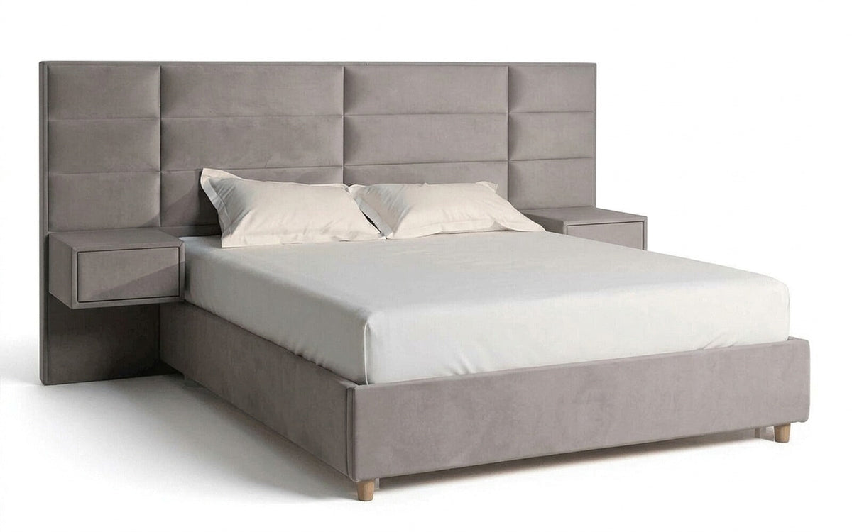 BED EXP MARSELO 150x190 Casanova Grey Slatted base