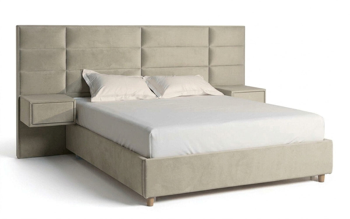 BED EXP MARSELO 150x190 Sky Velvet 03 Slatted base