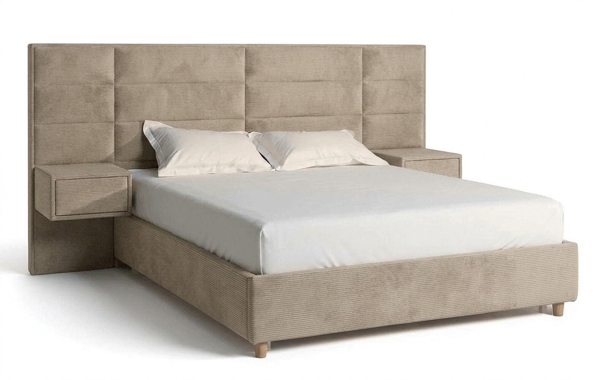 BED EXP MARSELO 150x190 Sky Velvet 21 Slatted base