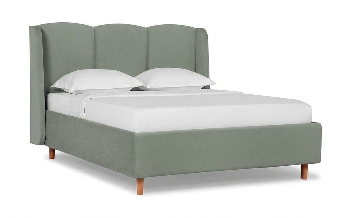 BED EXP MILORA NOVA 90x190 Casanova Celadon Slatted base