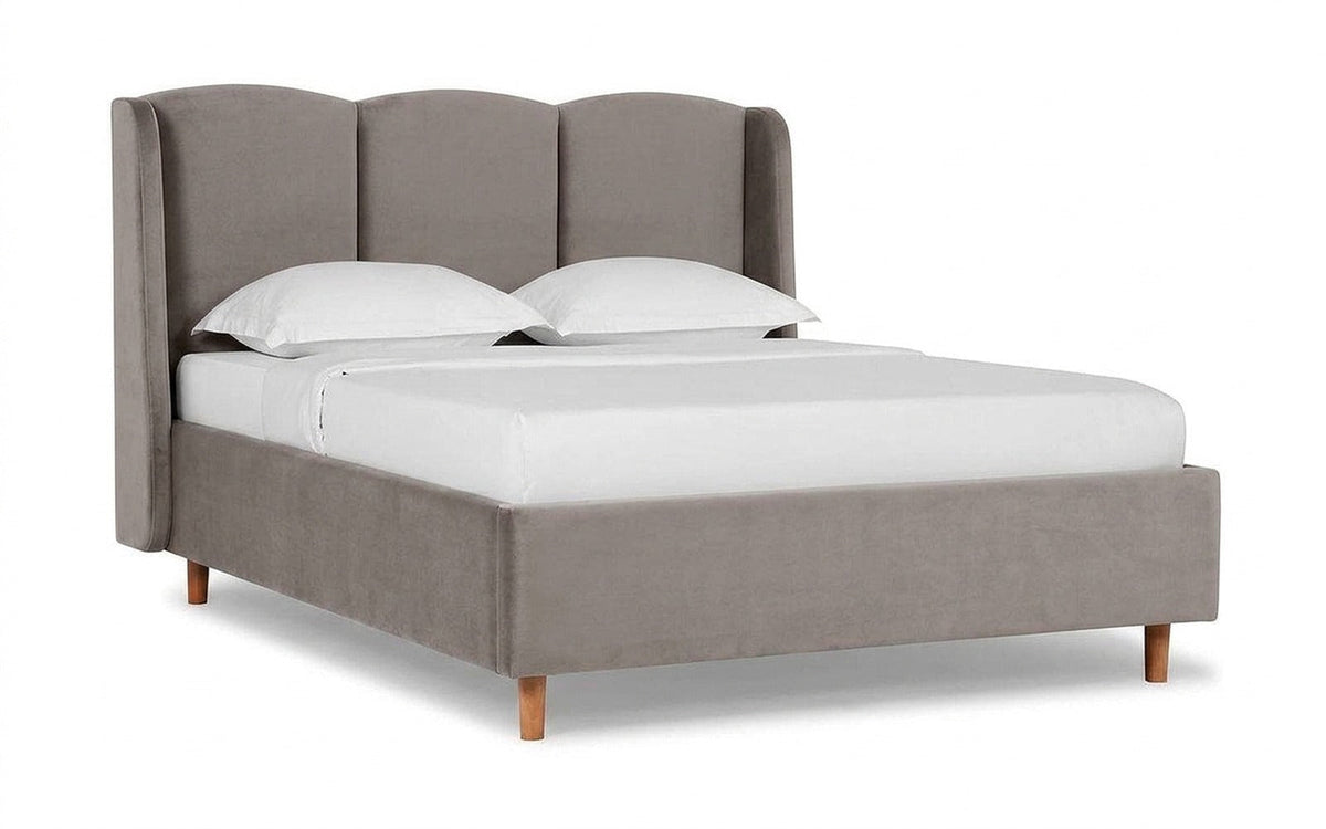 BED EXP MILORA NOVA 90x190 Casanova Grey Slatted base