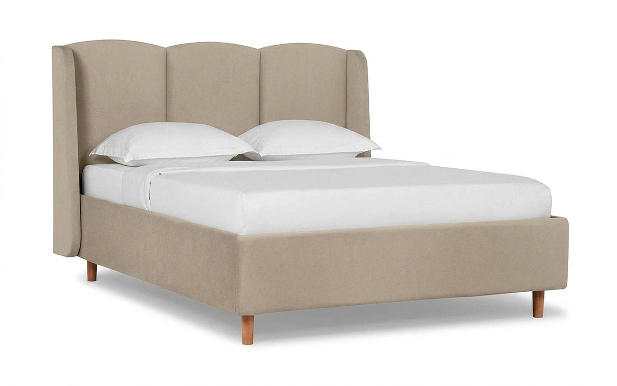 BED EXP MILORA NOVA 90x190 Sky Velvet 21 Slatted base
