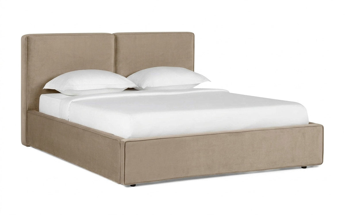 BED EXP MURREY NOVA 90x190 Sky Velvet 21 Slatted base