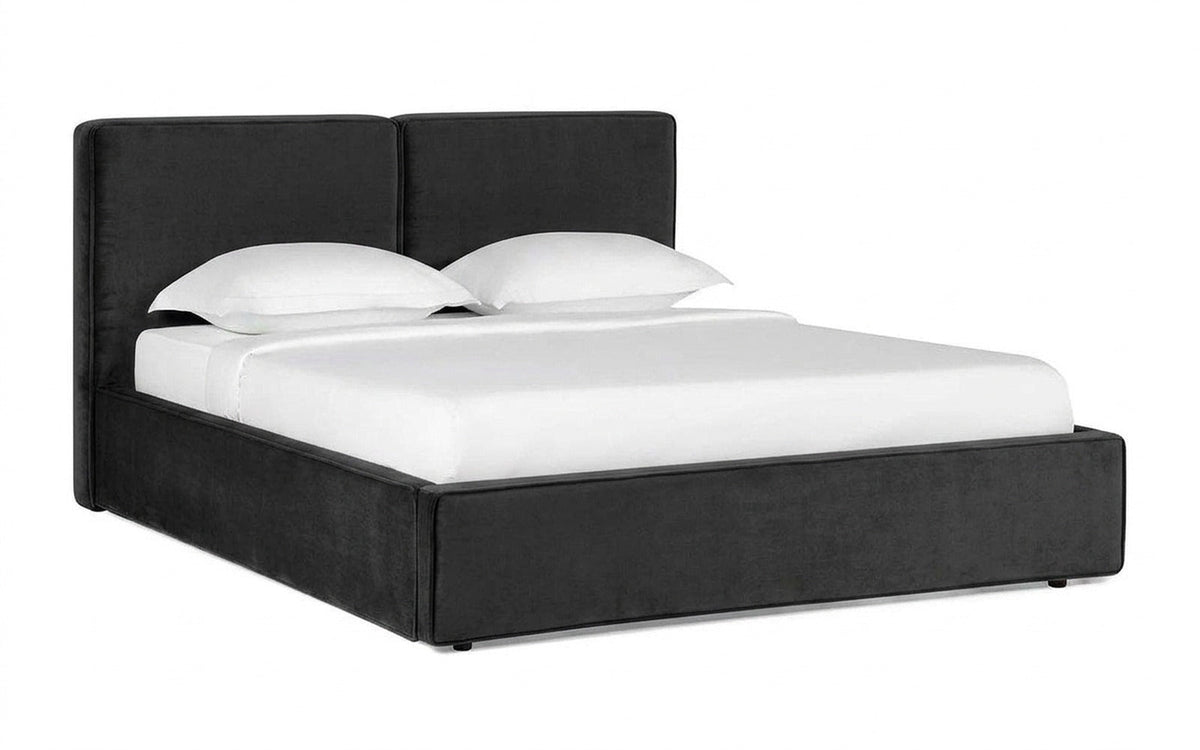 BED EXP MURREY NOVA 90x190 Sky Velvet 38 Slatted base