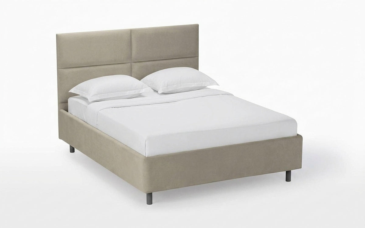BED EXP ORLANDO NOVA 90x190 Sky Velvet 03 Slatted base