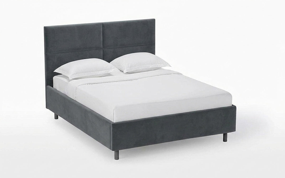 BED EXP ORLANDO NOVA 90x190 Sky Velvet 16 Slatted base