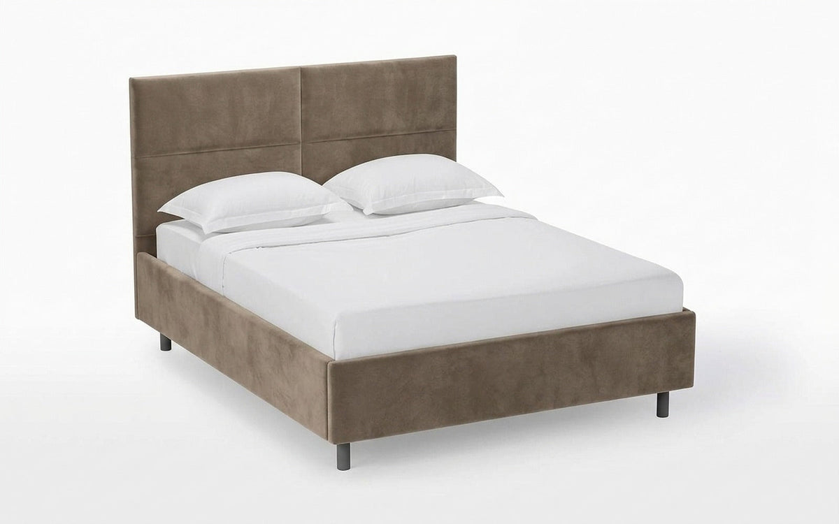 BED EXP ORLANDO NOVA 90x190 Sky Velvet 21 Slatted base