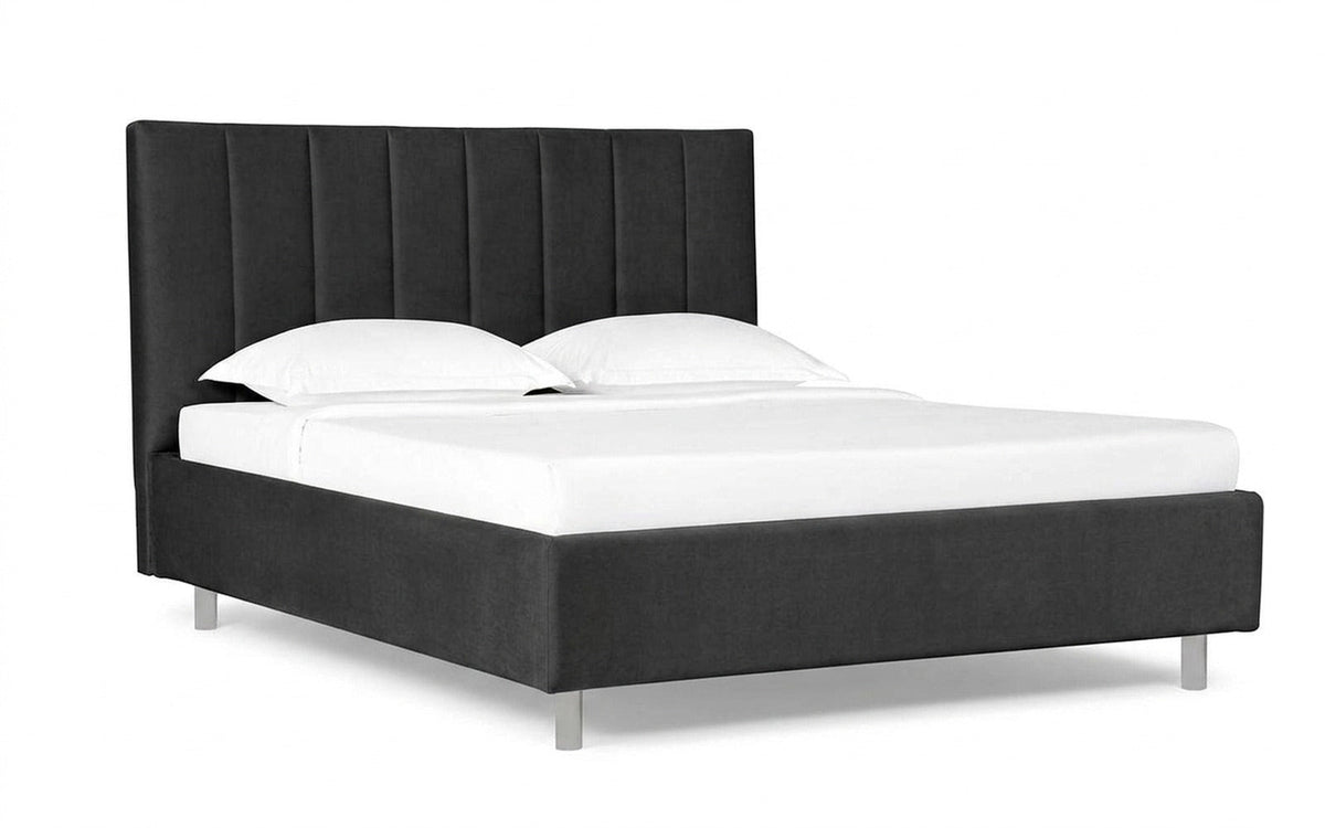BED EXP POLA NOVA 90x190 Sky Velvet 38 Slatted base